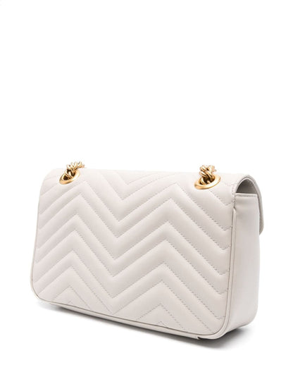 Gg marmont small leather shoulder bag