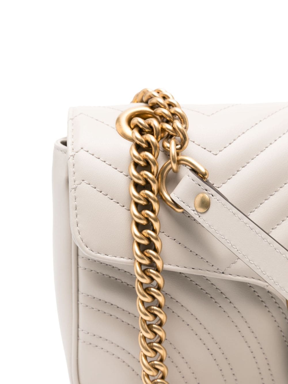 Gg marmont small leather shoulder bag