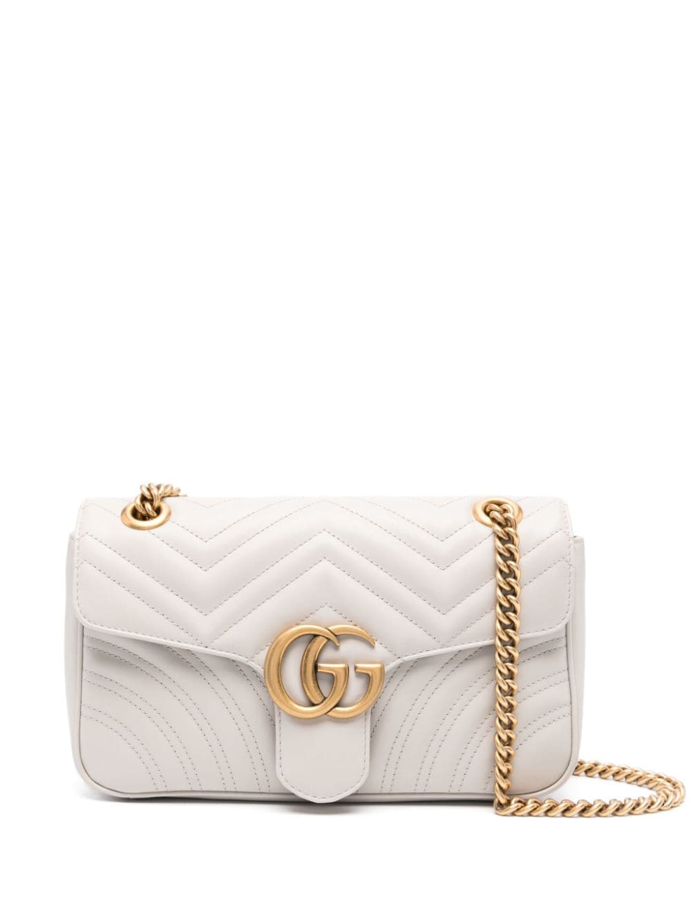 Gg marmont small leather shoulder bag