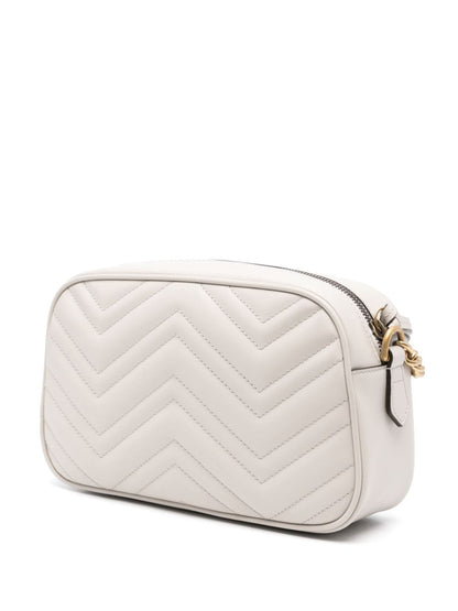 Gg marmont small leather shoulder bag