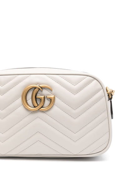 Gg marmont small leather shoulder bag