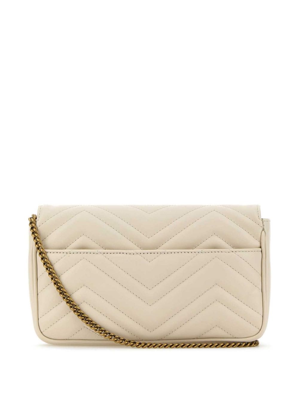 Gg marmont leather mini bag and card case set