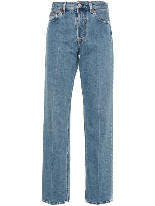 Denim cotton jeans