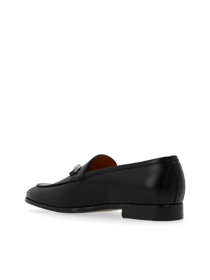 Leather loafers