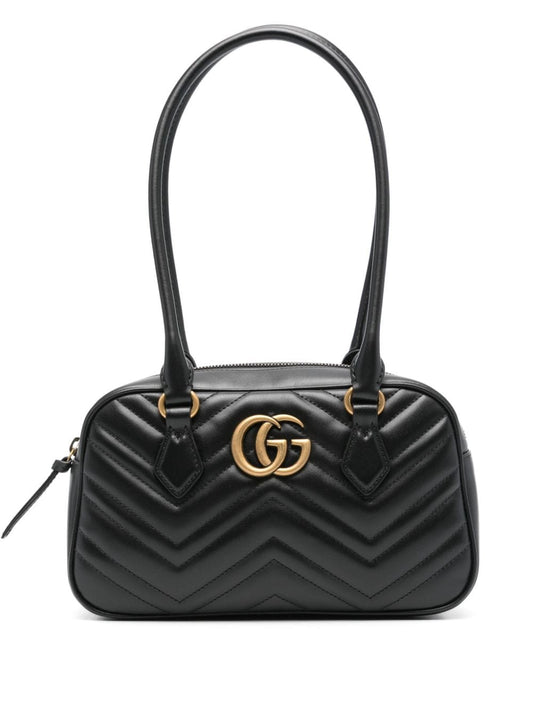 Gg marmont leather shoulder bag