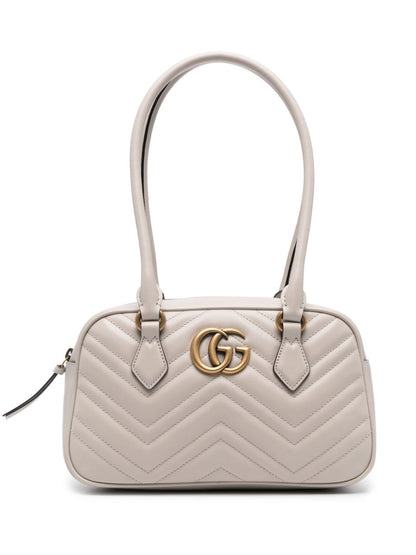 Gg marmont leather shoulder bag