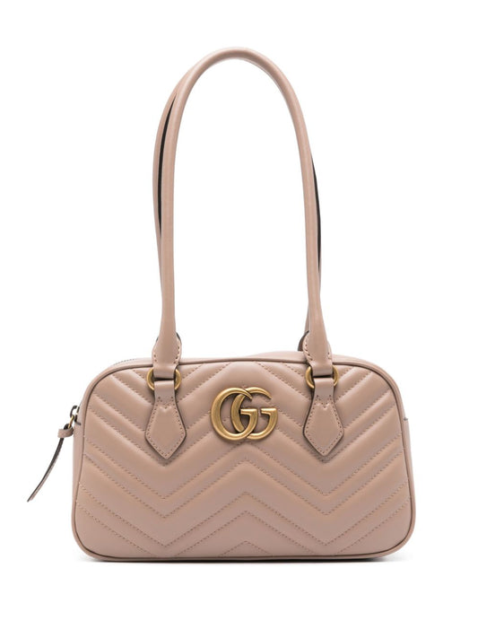 Gg marmont leather shoulder bag