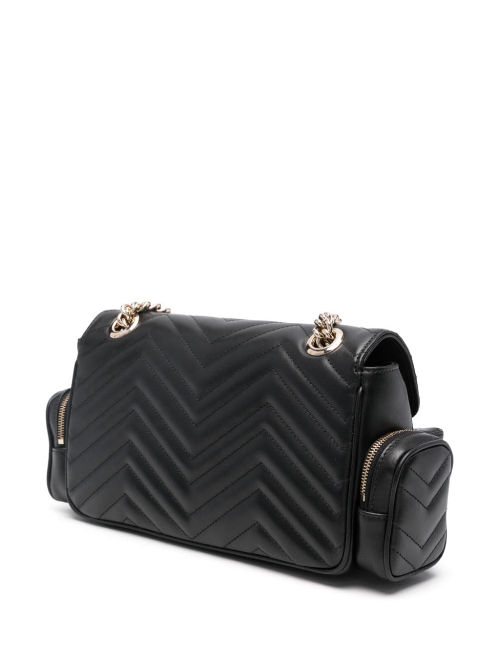 Gg marmont small leather shoulder bag