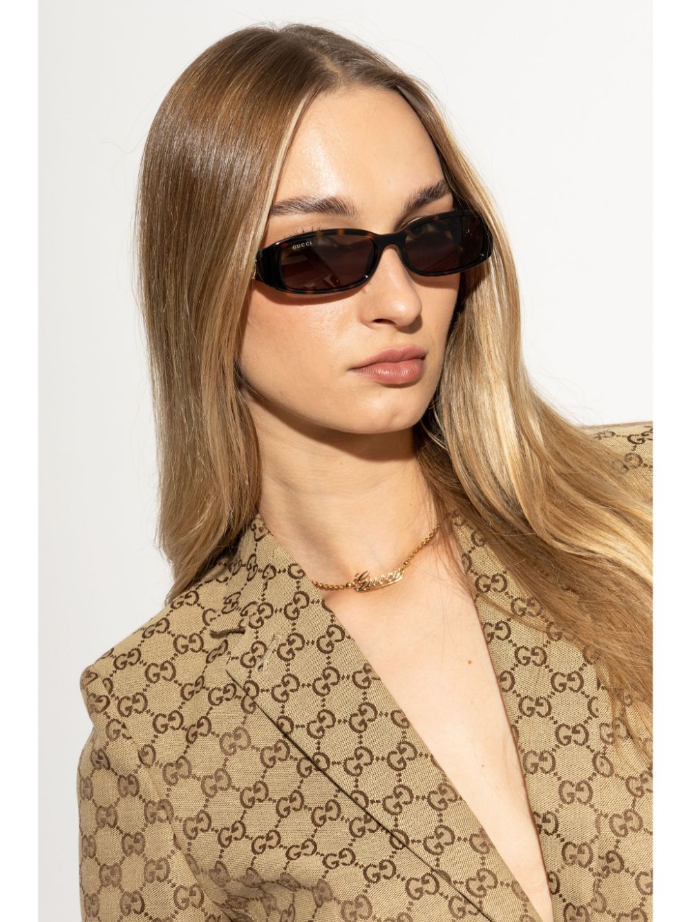 Rectangular shape sunglasses