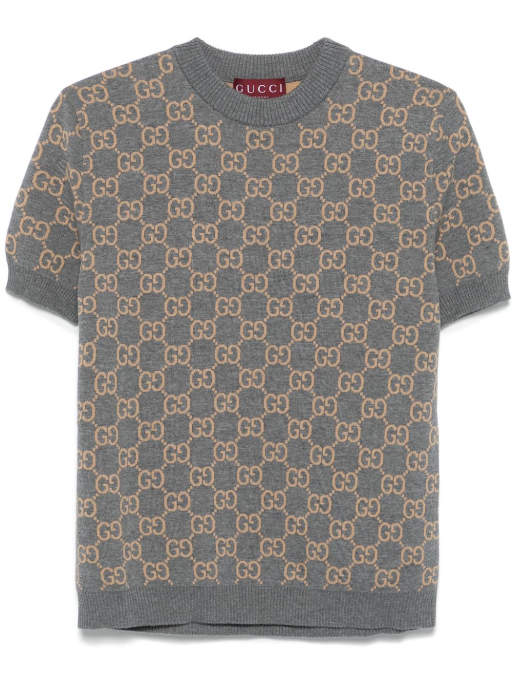 Gg wool crewneck top