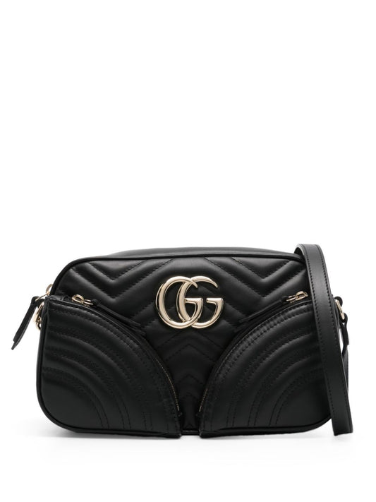 Gg marmont small leather shoulder bag