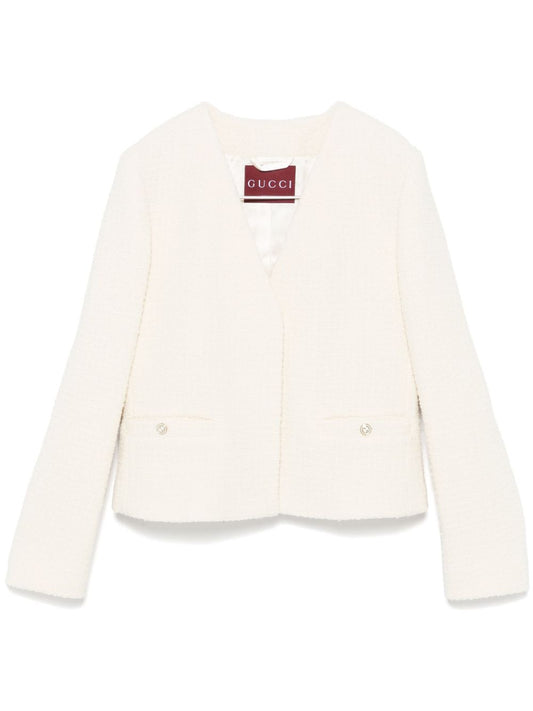 Bouclé wool jacket