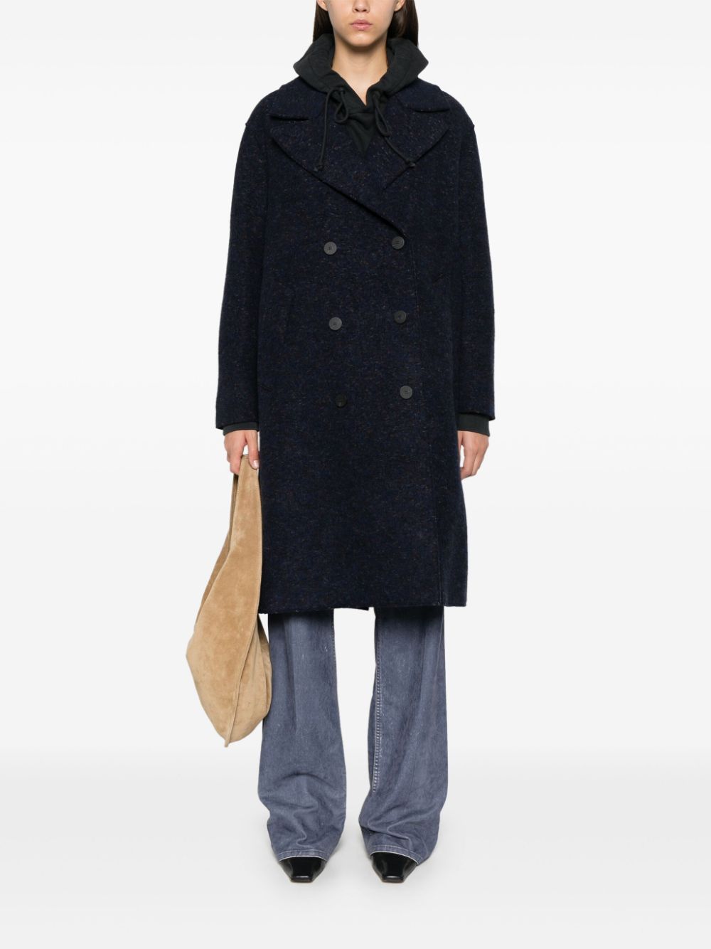 Wool long coat