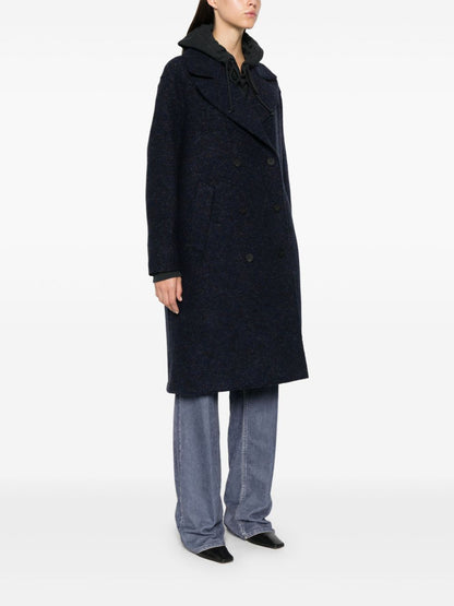 Wool long coat