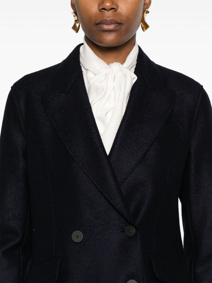 Wool double-breasted blazer