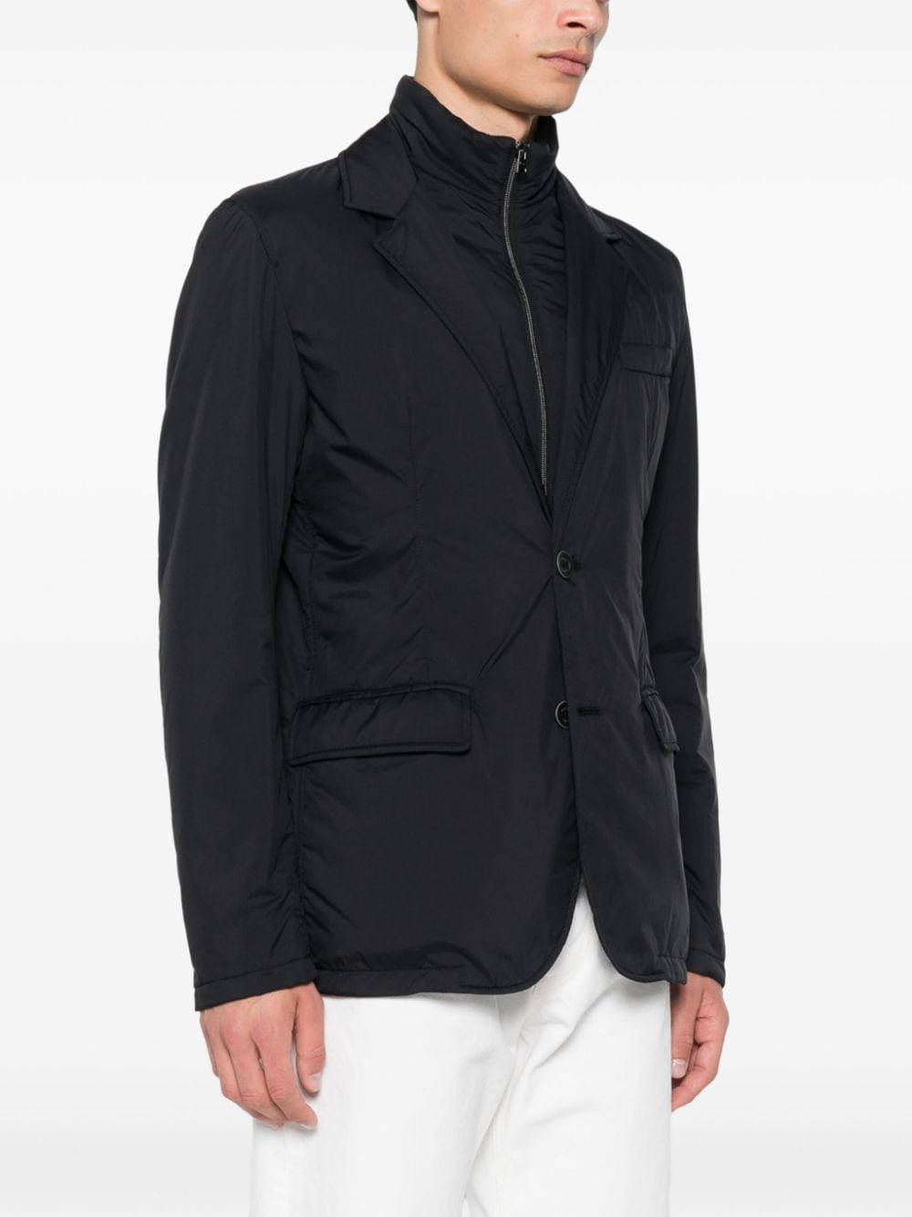 Padded zipped jacket