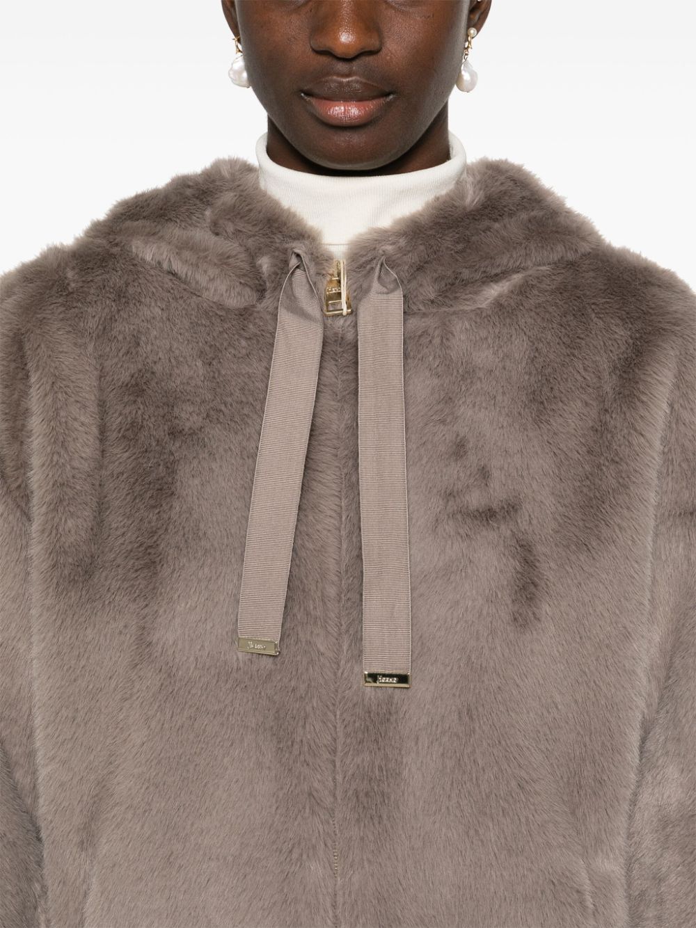 Faux-fur jacket