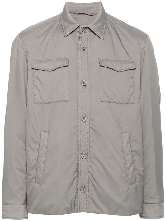 Nylon shirt jacket