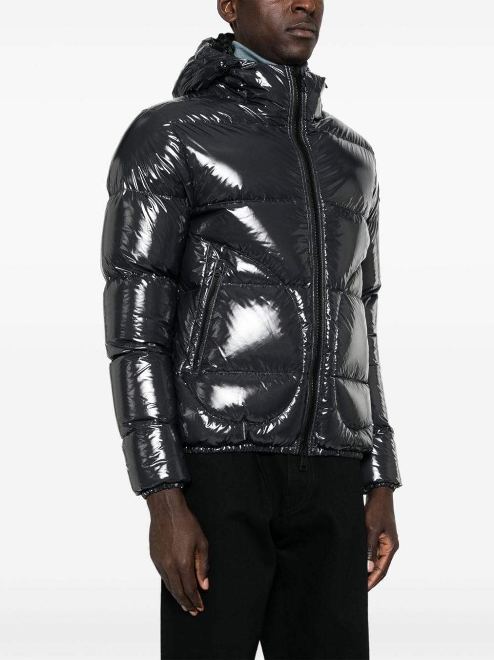 Nylon down jacket