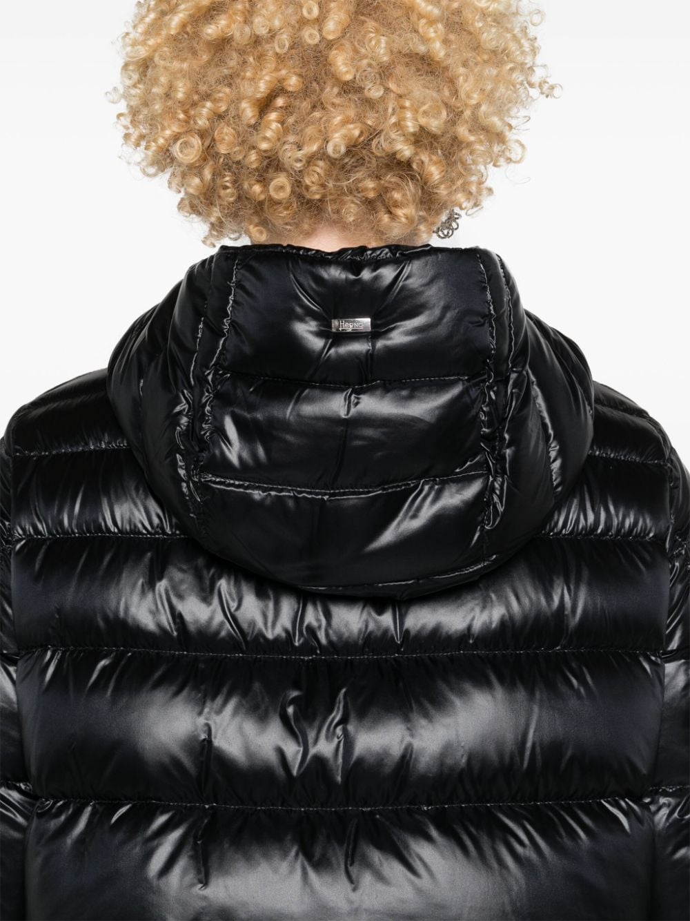 Nylon short down jacket