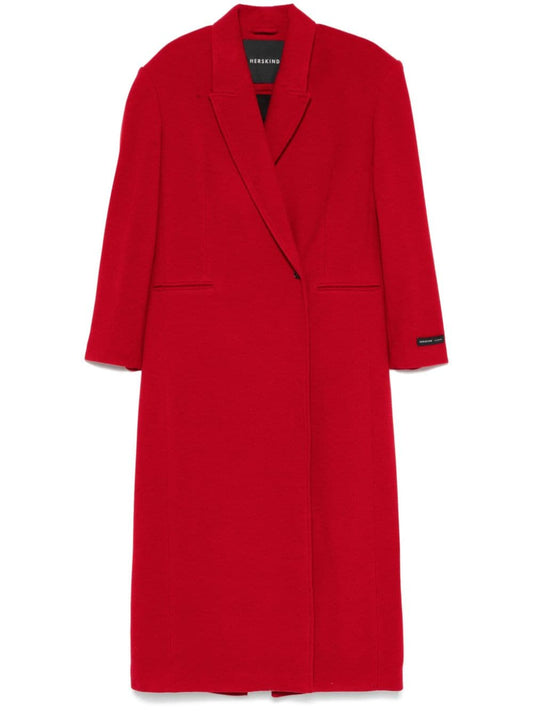 Drew wool long coat