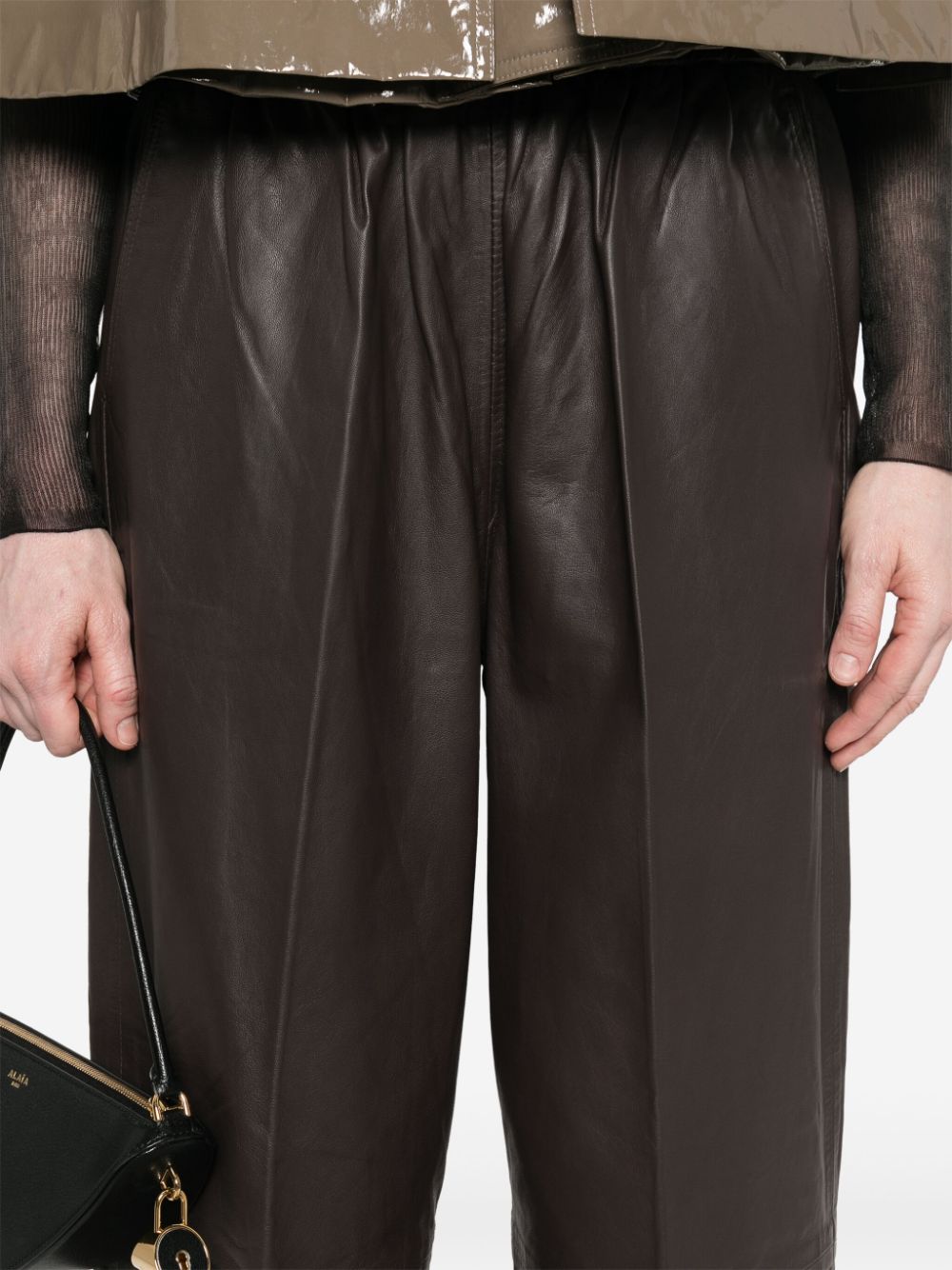 Eagle leather trousers