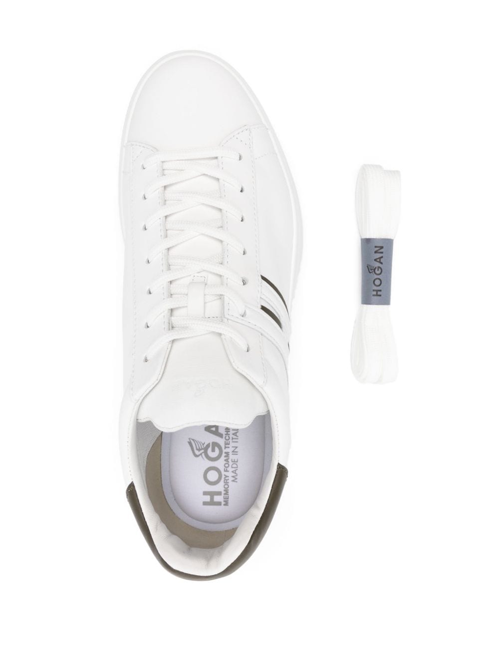 H580 leather sneakers