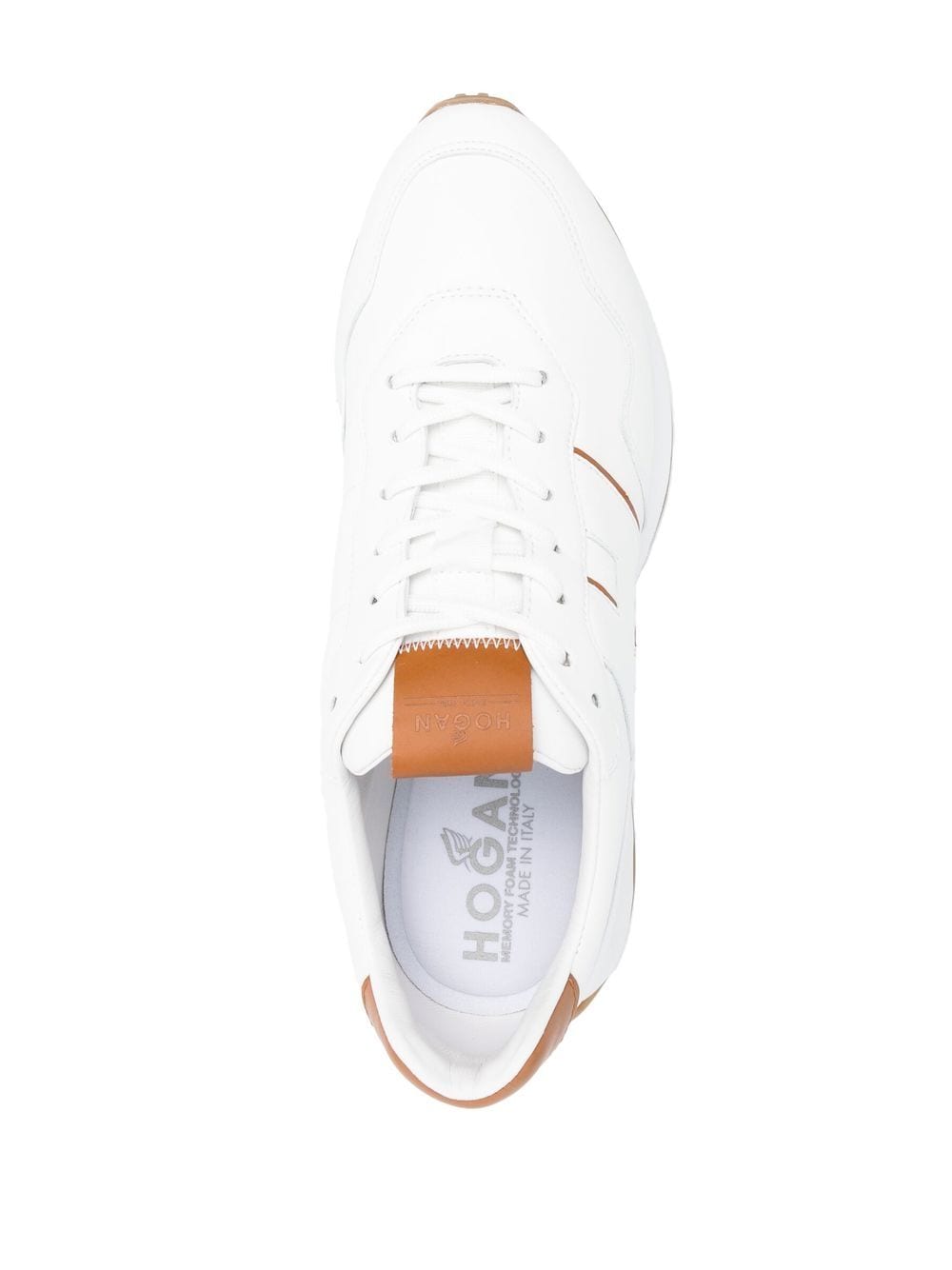 H601 leather sneakers