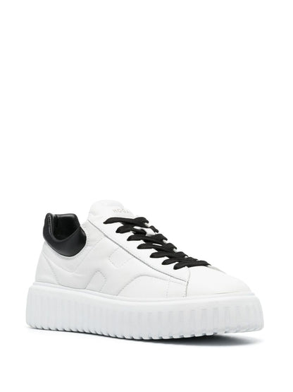 H-stripes leather sneakers