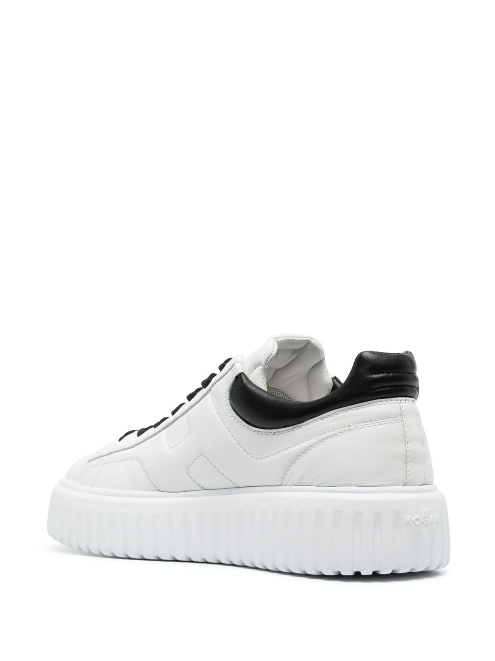 H-stripes leather sneakers