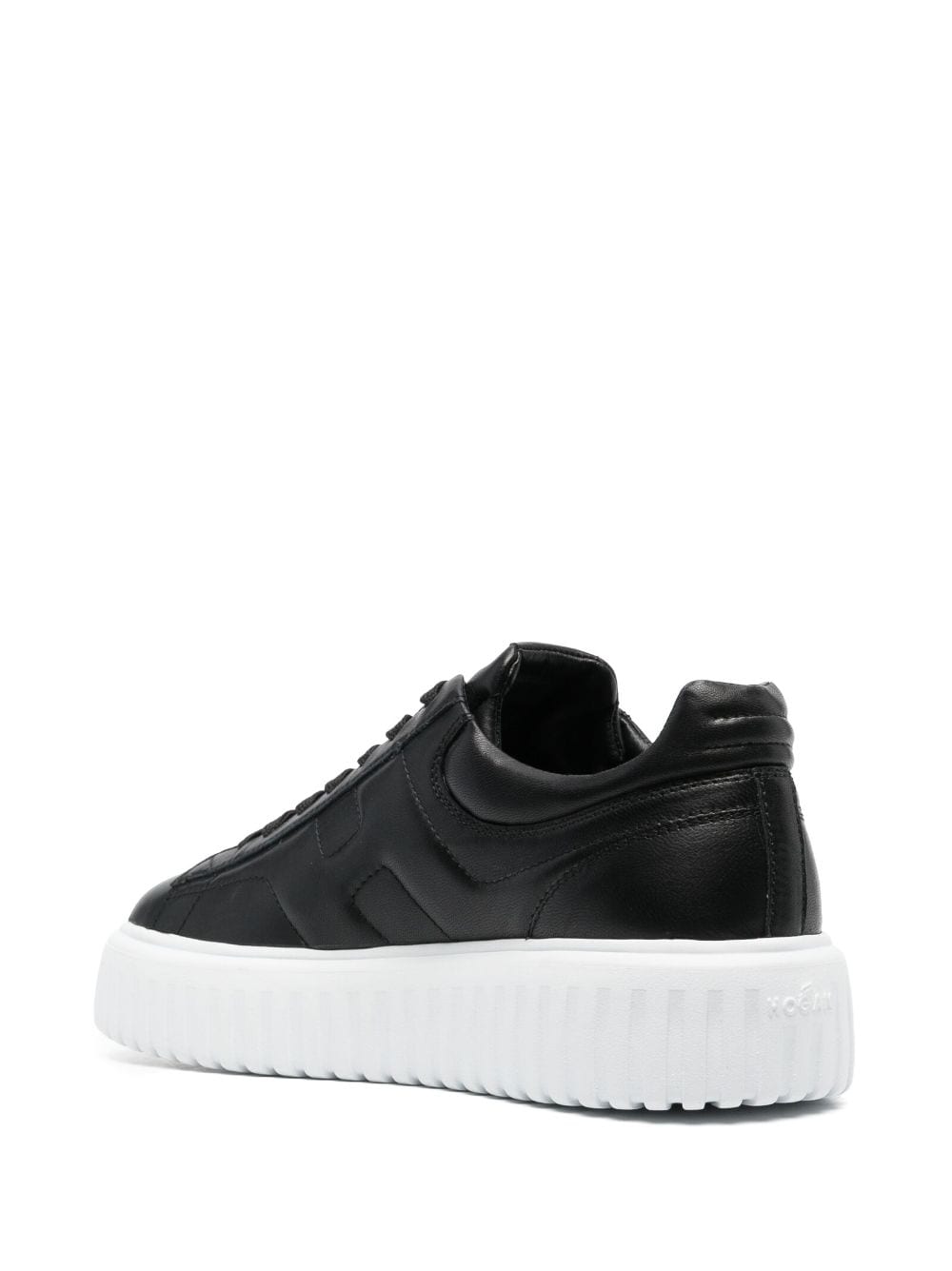 H-stripes leather sneakers