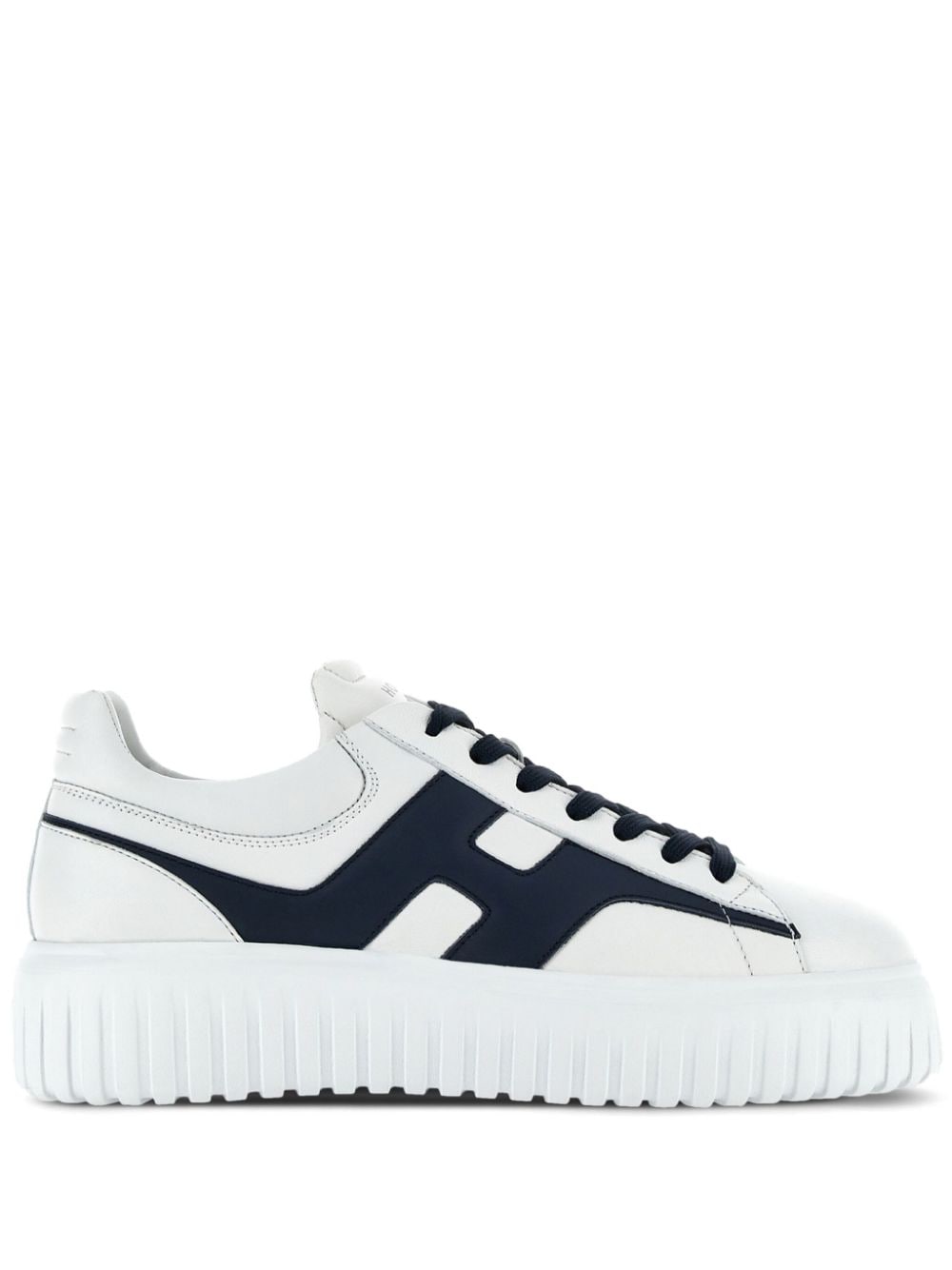 H-stripes leather sneakers