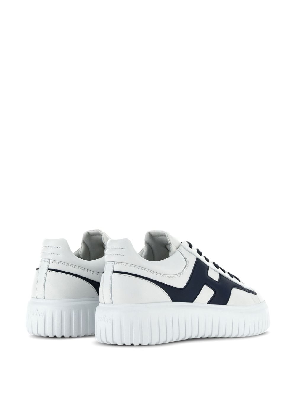 H-stripes leather sneakers