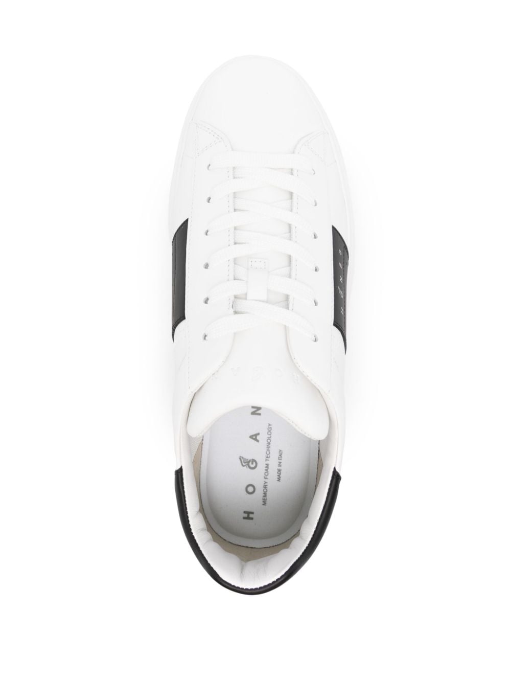 H-stripes leather sneakers