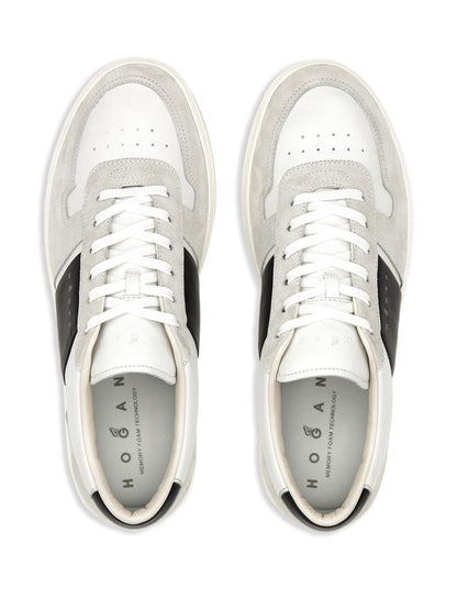 H668 leather sneakers