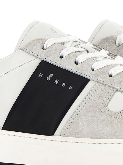 H668 leather sneakers