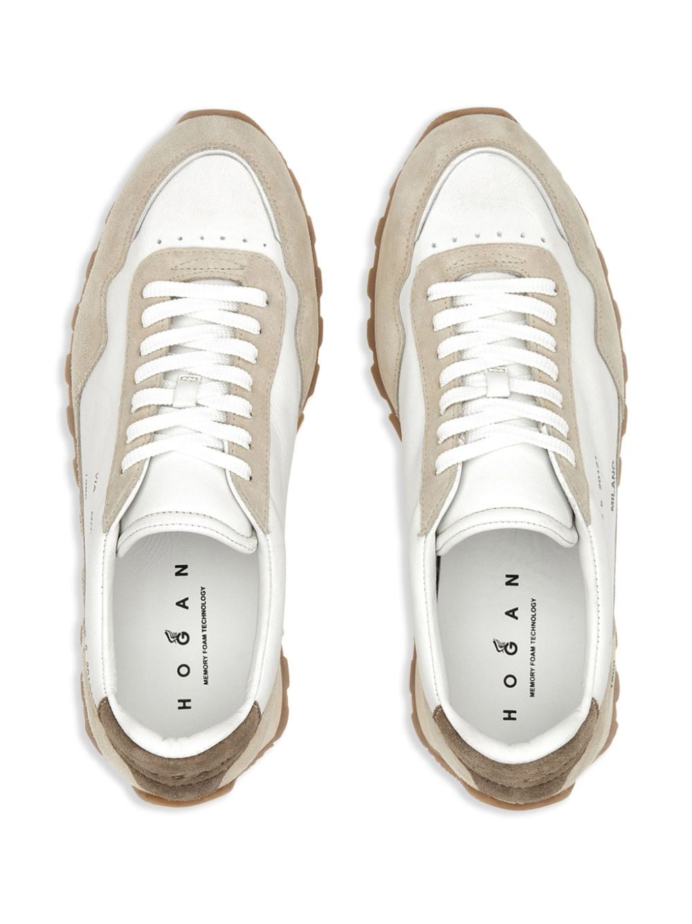 H671 leather sneakers