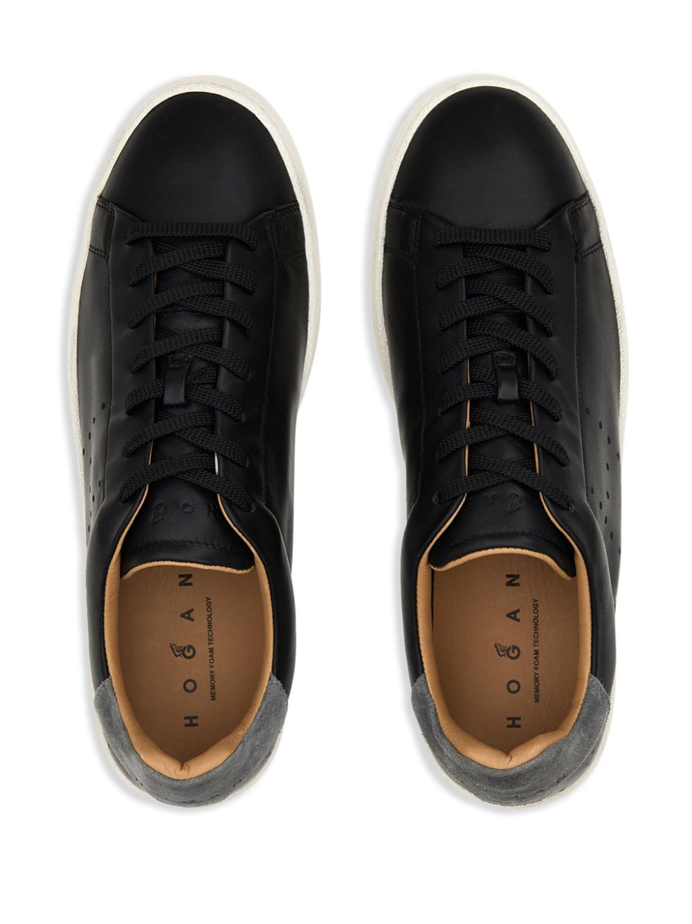 H672 leather sneakers