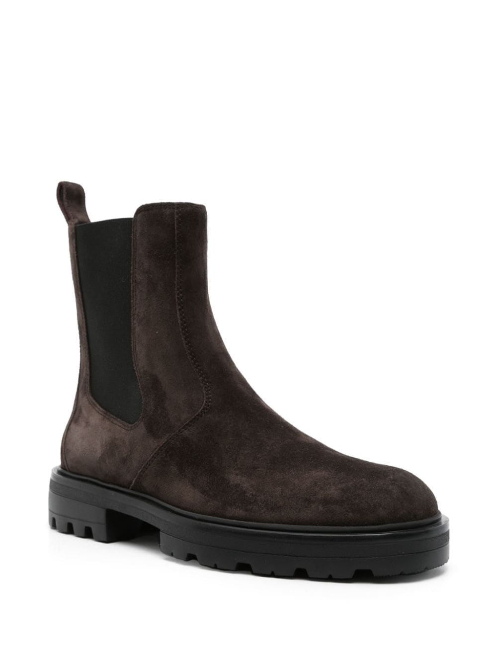 H673 leather chelsea boots