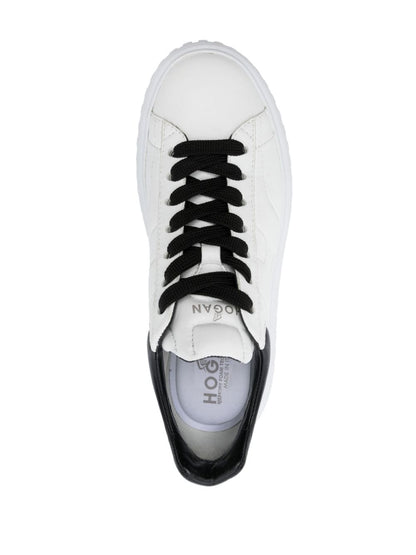 H-stripes leather sneakers