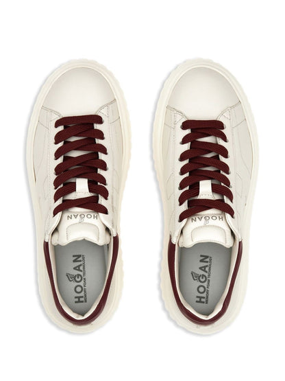 H-stripes leather sneakers