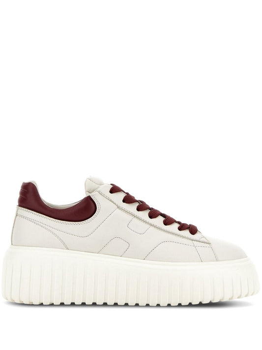 H-stripes leather sneakers