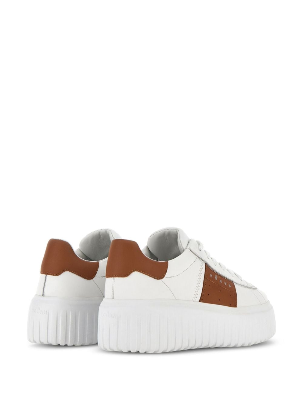 H-stripes leather sneakers