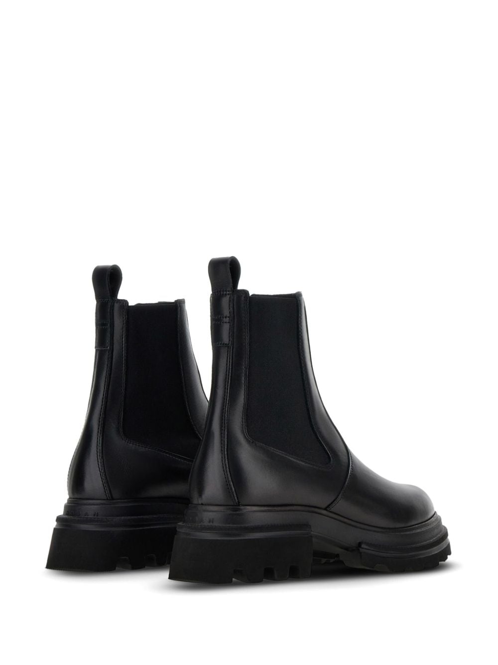 Leather chelsea boots