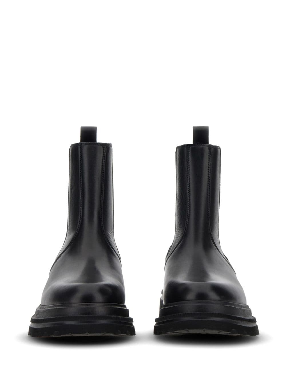 Leather chelsea boots