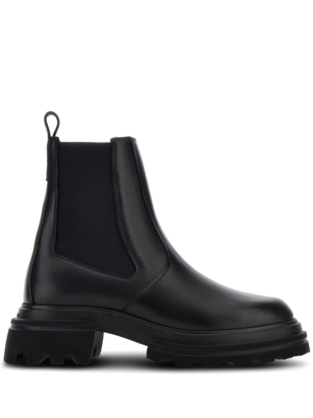 Leather chelsea boots