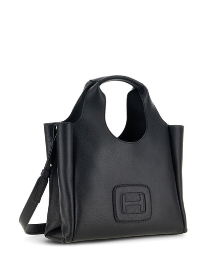 H-bag small leather tote bag