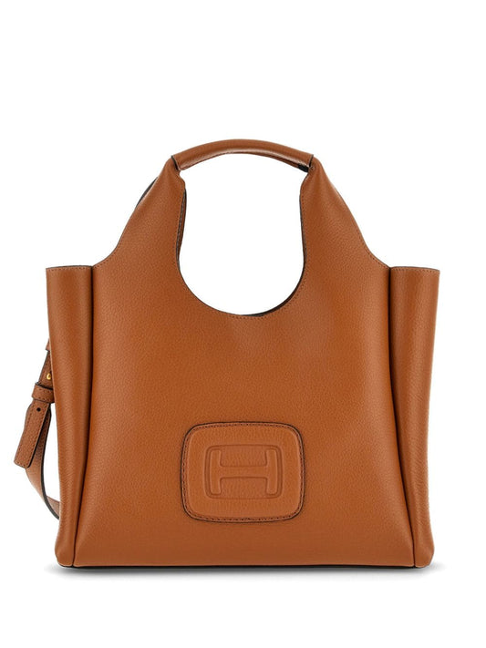 H-bag small leather tote bag