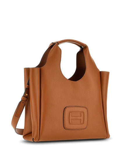 H-bag small leather tote bag