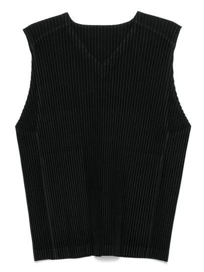 Pleated tank top